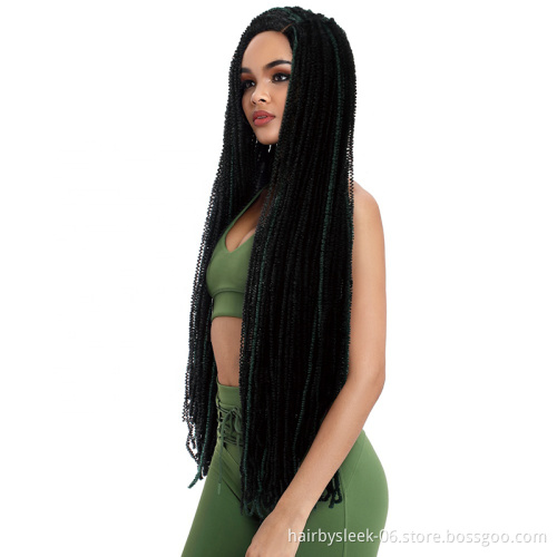 REBECCA  FASHION Super long crochet braiding hair kinky soft dreads braids jumbo mini curly twist synthetic hair for black woman